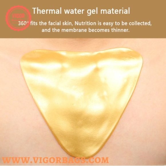 Hydrogel Gel Anti Wrinkle Gold Collagen Decollete Chest Pad - Picture 3 of 11